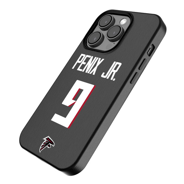 Michael Penix Jr. Atlanta Falcons 9 Game Tactic iPhone MagSafe Compatible Phone Case for Apple iPhone Iso.Jpg