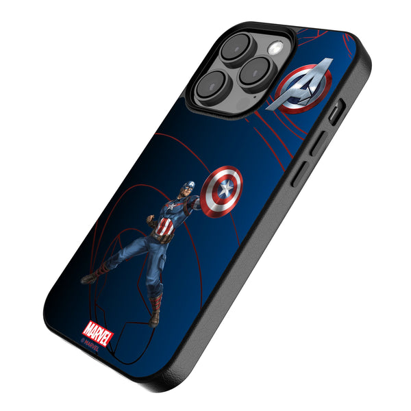 Marvel Avengers Captain America MechLine iPhone MagSafe Compatible Phone Case for Apple iPhone Iso.Jpg
