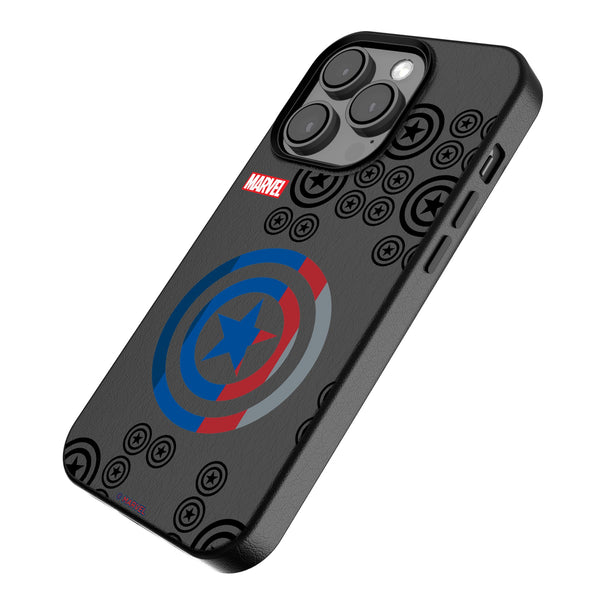 Marvel Avengers Captain America Sigil iPhone MagSafe Compatible Phone Case for Apple iPhone Iso.Jpg