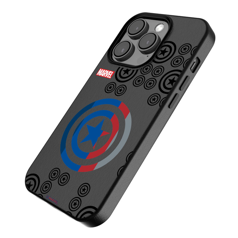 Marvel Avengers Captain America Sigil iPhone MagSafe Compatible Phone Case for Apple iPhone Iso.Jpg