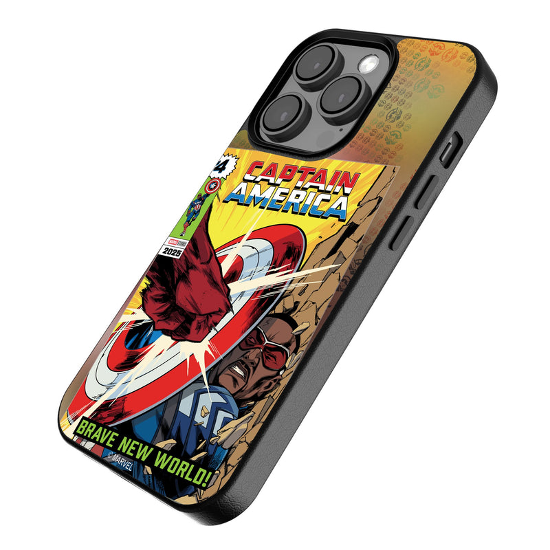 Marvel Avengers Sam Wilson Captain America Classic Cover iPhone MagSafe Compatible Phone Case for Apple iPhone Iso.Jpg