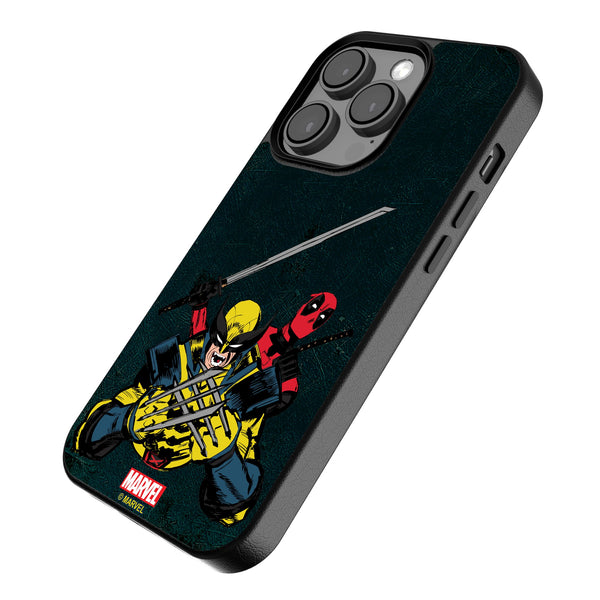 Marvel Deadpool Wolverine Badge iPhone MagSafe Compatible Phone Case for Apple iPhone Iso.Jpg