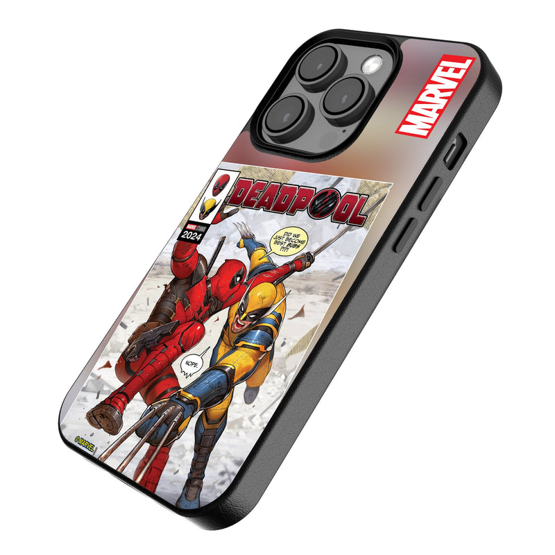 Marvel Deadpool Wolverine Cover Art iPhone MagSafe Compatible Phone Case for Apple iPhone Iso.Jpg