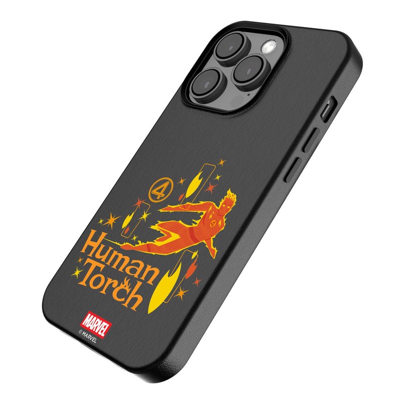 Marvel Human Torch Badge iPhone MagSafe Compatible Phone Case for Apple iPhone Iso.Jpg