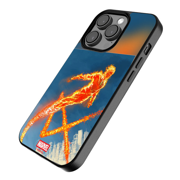 Marvel Human Torch Cover Art iPhone MagSafe Compatible Phone Case for Apple iPhone Iso.Jpg