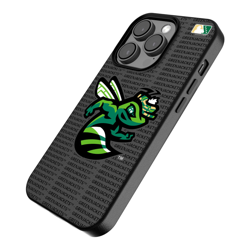 Augusta GreenJackets Text Backdrop iPhone MagSafe Compatible Phone Case Iso.Jpg