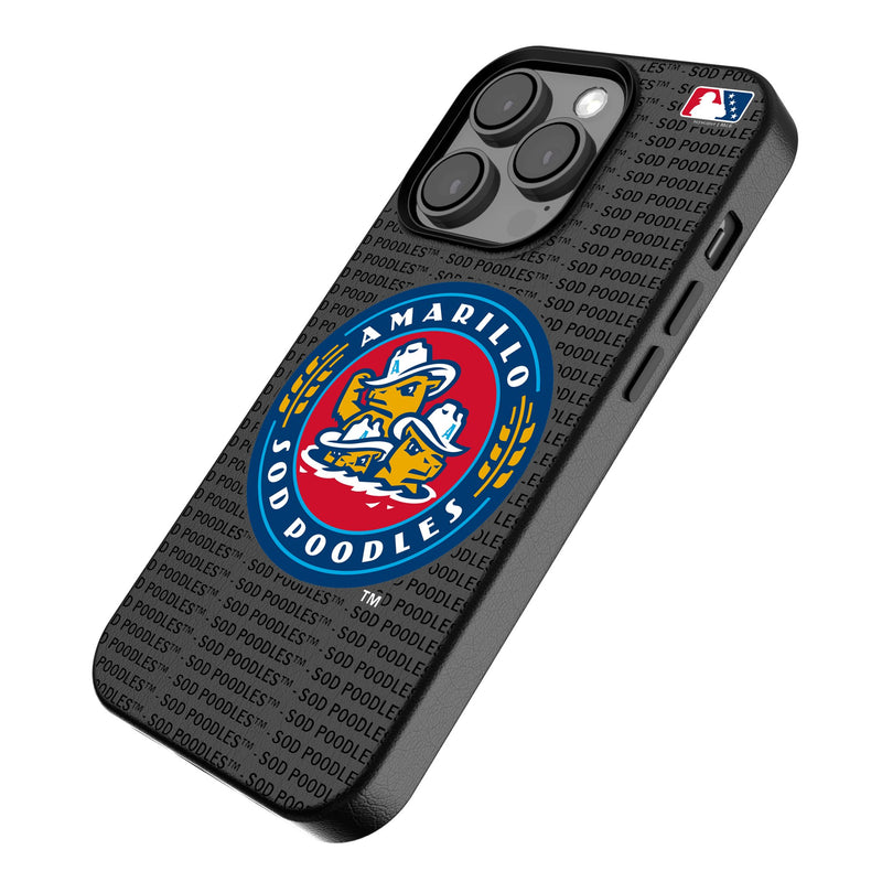 Amarillo Sod Poodles Text Backdrop iPhone MagSafe Compatible Phone Case Iso.Jpg