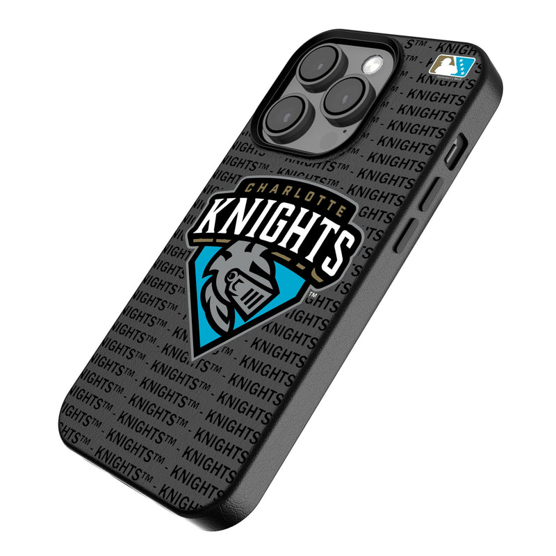 Charlotte Knights Text Backdrop iPhone MagSafe Compatible Phone Case Iso.Jpg