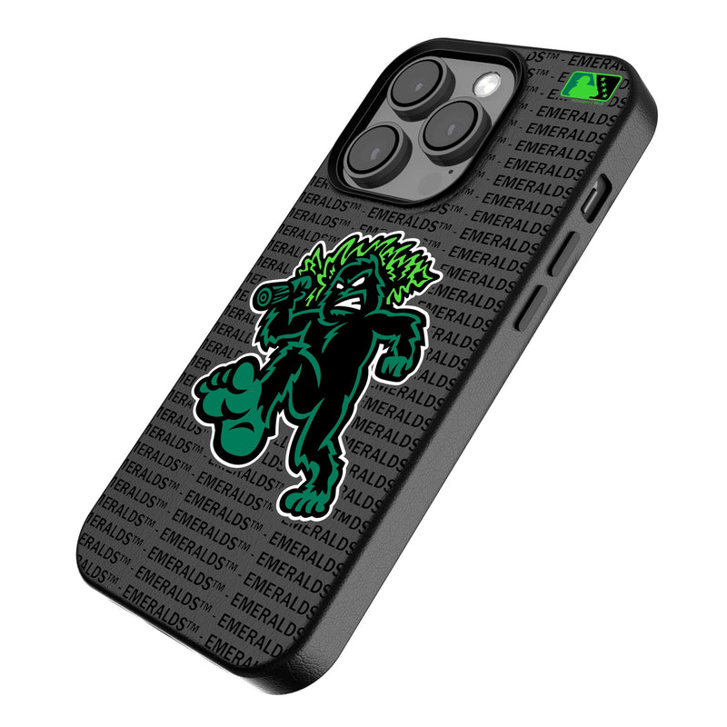 Eugene Emeralds Text Backdrop iPhone MagSafe Compatible Phone Case Iso.Jpg