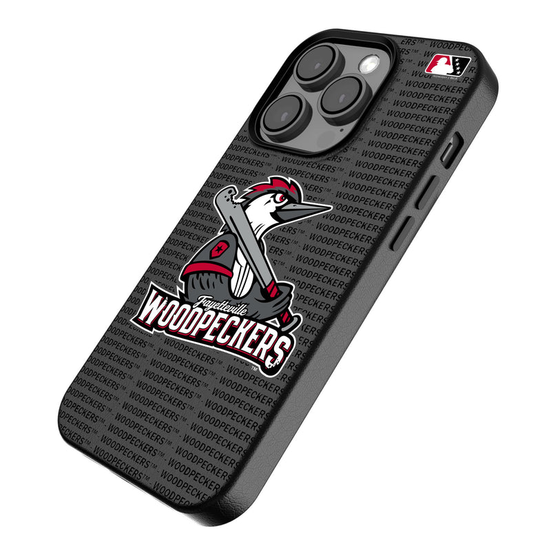 Fayetteville Woodpeckers Text Backdrop iPhone MagSafe Compatible Phone Case Iso.Jpg