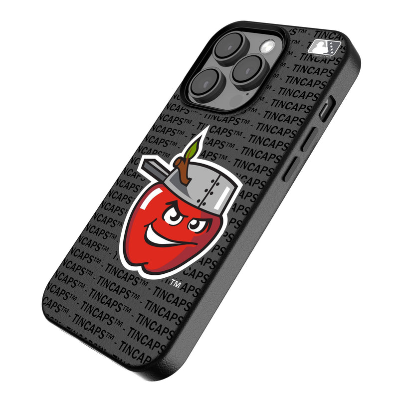 Fort Wayne TinCaps Text Backdrop iPhone MagSafe Compatible Phone Case Iso.Jpg