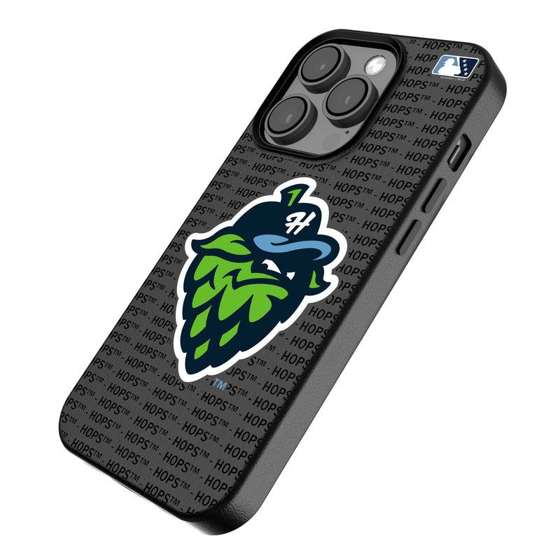 Hillsboro Hops Text Backdrop iPhone MagSafe Compatible Phone Case Iso.Jpg