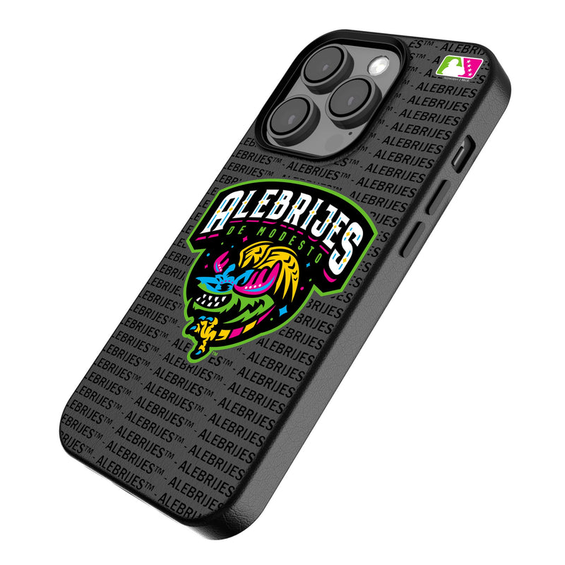 Modesto Alebrijes Text Backdrop iPhone MagSafe Compatible Phone Case Iso.Jpg