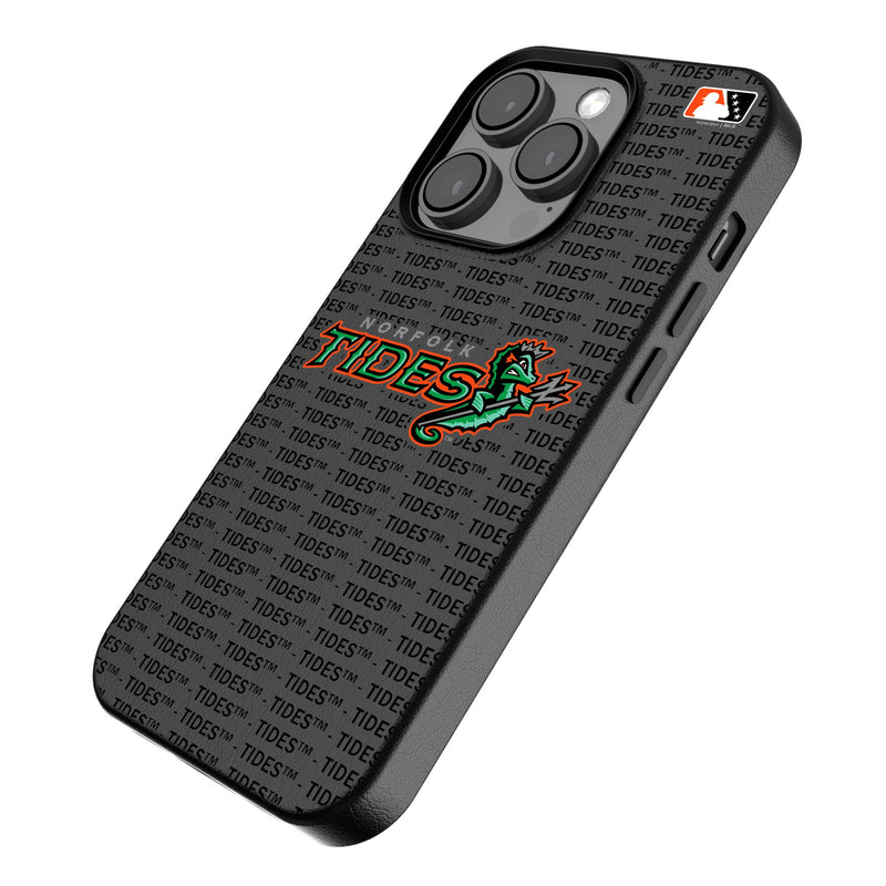 Norfolk Tides Text Backdrop iPhone MagSafe Compatible Phone Case Iso.Jpg