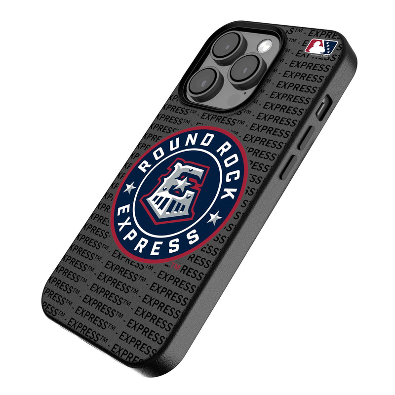 Round Rock Express Text Backdrop iPhone MagSafe Compatible Phone Case Iso.Jpg