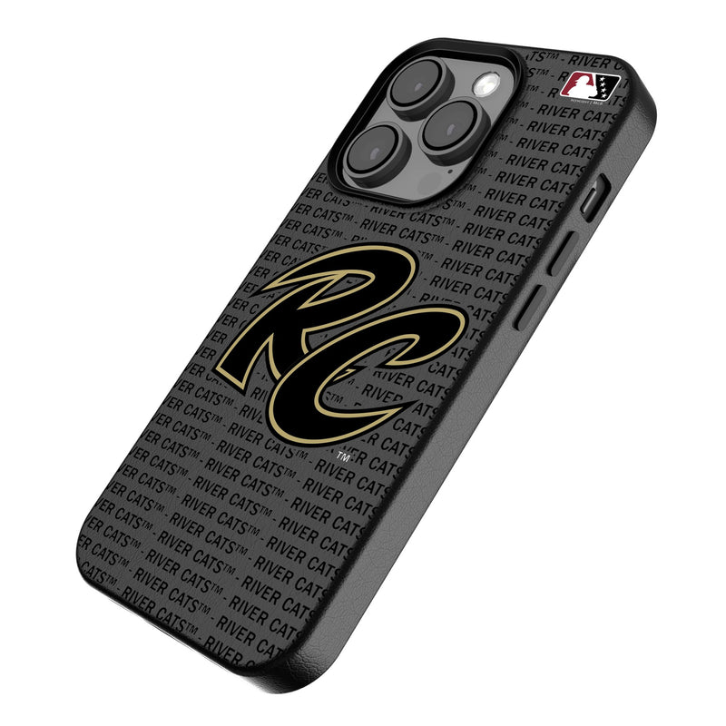 Sacramento River Cats Text Backdrop iPhone MagSafe Compatible Phone Case Iso.Jpg