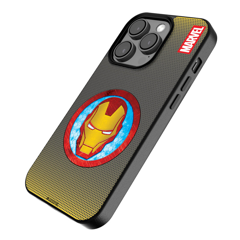 Marvel Avengers Iron Man Grid iPhone MagSafe Compatible Phone Case for Apple iPhone Iso.Jpg