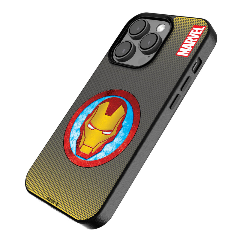 Marvel Avengers Iron Man Grid iPhone MagSafe Compatible Phone Case Iso.Jpg