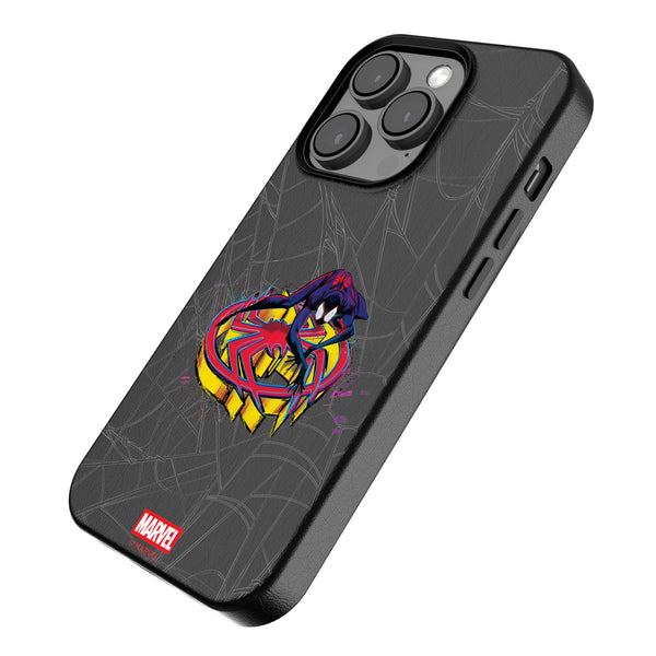 Marvel Miles Morales Badge iPhone MagSafe Compatible Phone Case for Apple iPhone Iso.Jpg