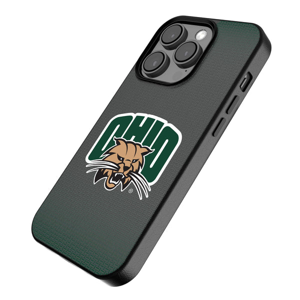 Ohio University Bobcats Linen iPhone MagSafe Compatible Phone Case for Apple iPhone Iso.Jpg