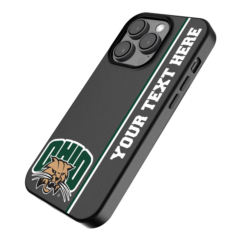 Ohio University Bobcats Personalized Sidebard iPhone MagSafe Compatible Phone Case for Apple iPhone Iso.Jpg