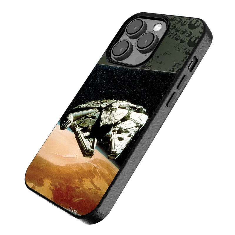 Star Wars Millennium Falcon Portrait iPhone MagSafe Compatible Phone Case for Apple iPhone Iso.Jpg