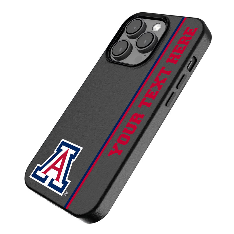 University of Arizona Wildcats Personalized Sidebard iPhone MagSafe Compatible Phone Case for Apple iPhone Iso.Jpg