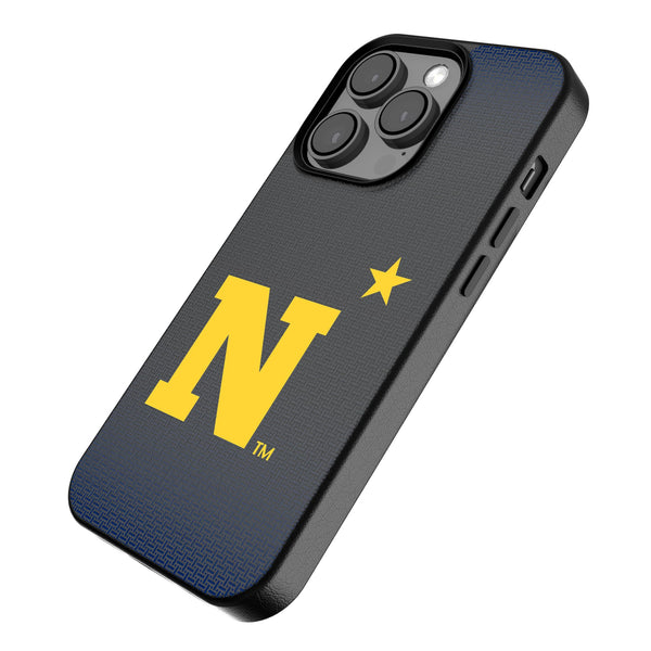 United State Naval Academy Midshipmen Linen iPhone MagSafe Compatible Phone Case for Apple iPhone Iso.Jpg