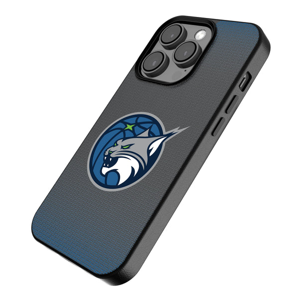 Minnesota Lynx Linen iPhone MagSafe Compatible Phone Case for Apple iPhone Iso.Jpg