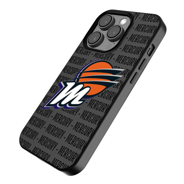 Phoenix Mercury Text Backdrop iPhone MagSafe Compatible Phone Case for Apple iPhone Iso.Jpg