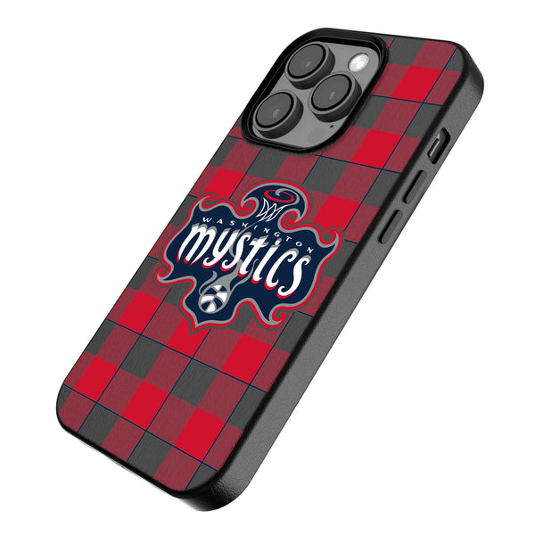 Washington Mystics Plaid iPhone MagSafe Compatible Phone Case Iso.Jpg