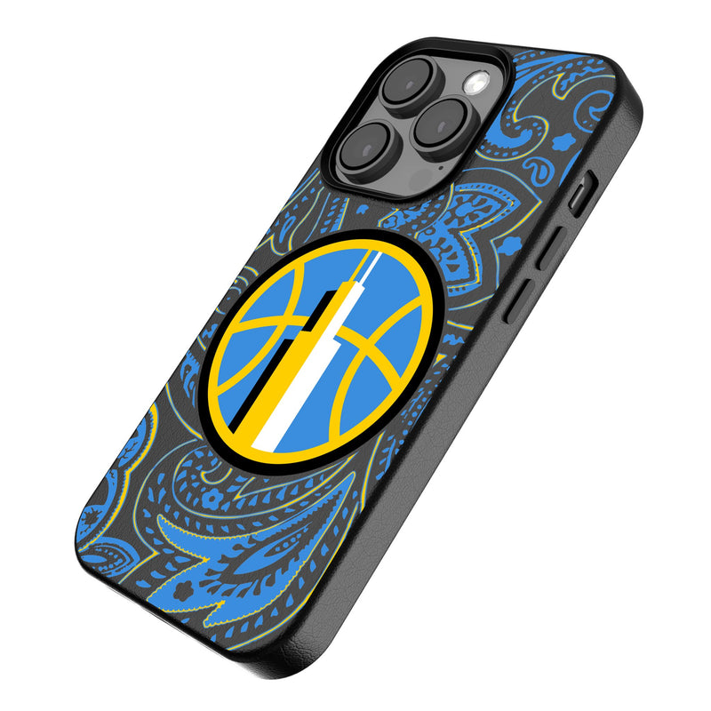 Chicago Sky Paisley iPhone MagSafe Compatible Phone Case Iso.Jpg