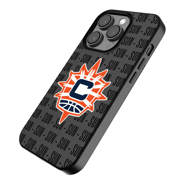 Connecticut Sun Text Backdrop iPhone MagSafe Compatible Phone Case for Apple iPhone Iso.Jpg