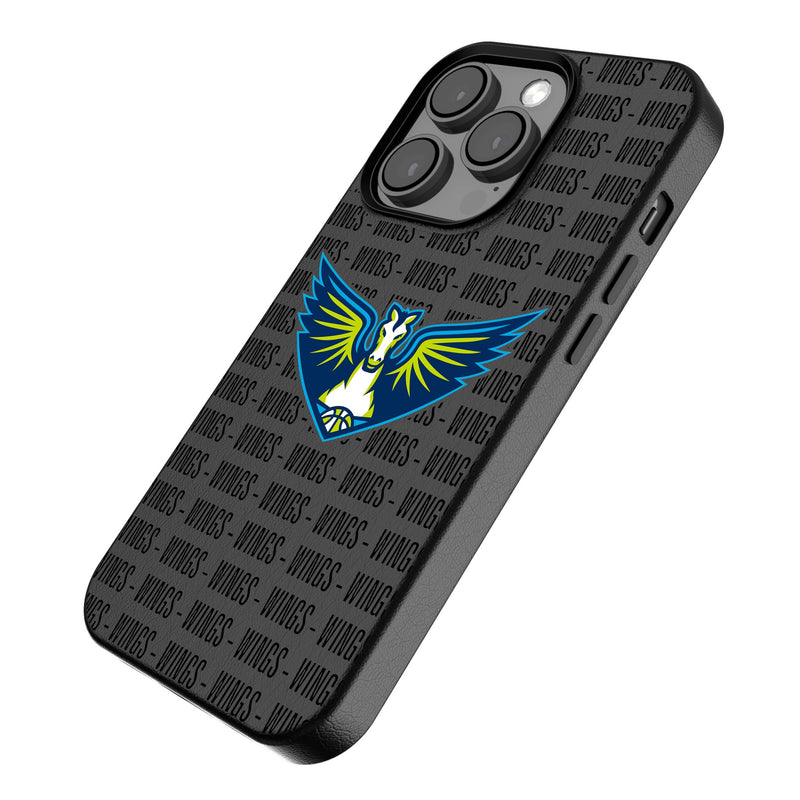 Dallas Wings Text Backdrop iPhone MagSafe Compatible Phone Case for Apple iPhone Iso.Jpg