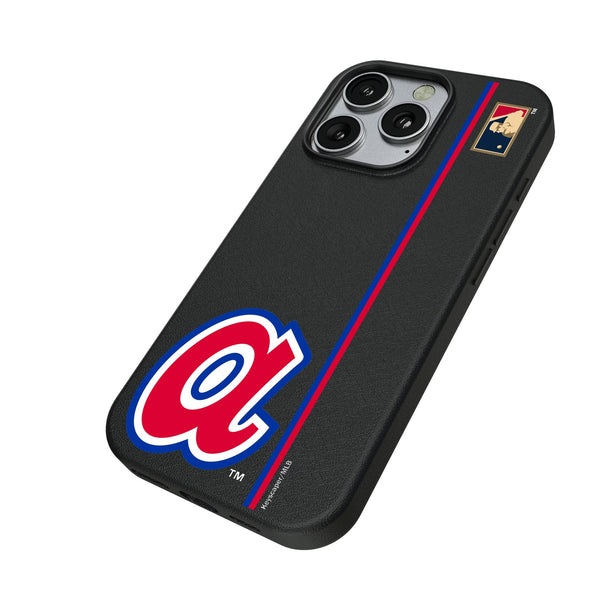 Atlanta Braves 1972-1980 - Cooperstown Collection Sidebar iPhone MagSafe Compatible Phone Case for Apple iPhone Iso.Jpg