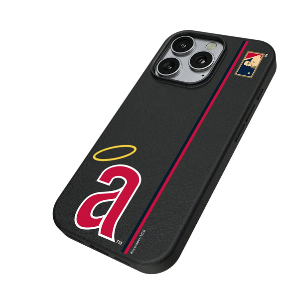 LA Angels 1971 - Cooperstown Collection Sidebar iPhone MagSafe Compatible Phone Case for Apple iPhone Iso.Jpg