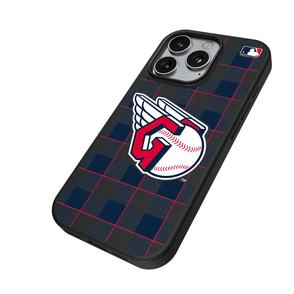 Cleveland Guardians Plaid iPhone MagSafe Compatible Phone Case for Apple iPhone Iso.Jpg