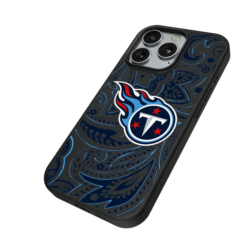 Tennessee Titans Paisley iPhone MagSafe Compatible Phone Case for Apple iPhone Iso.Jpg