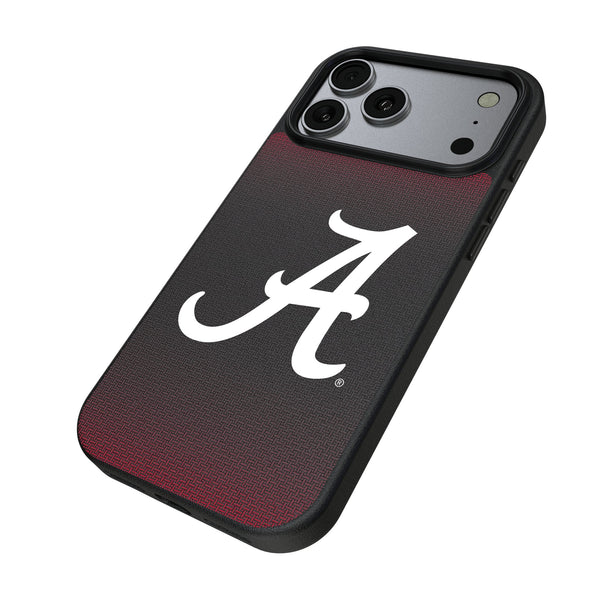 University of Alabama Crimson Tide Script A Linen iPhone MagSafe Compatible Phone Case for Apple iPhone Iso.Jpg