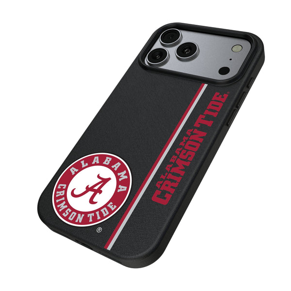 University of Alabama Crimson Tide Sidebar iPhone MagSafe Compatible Phone Case for Apple iPhone Iso.Jpg