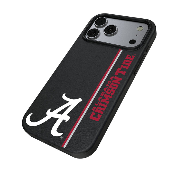 University of Alabama Crimson Tide Script A Sidebar iPhone MagSafe Compatible Phone Case for Apple iPhone Iso.Jpg