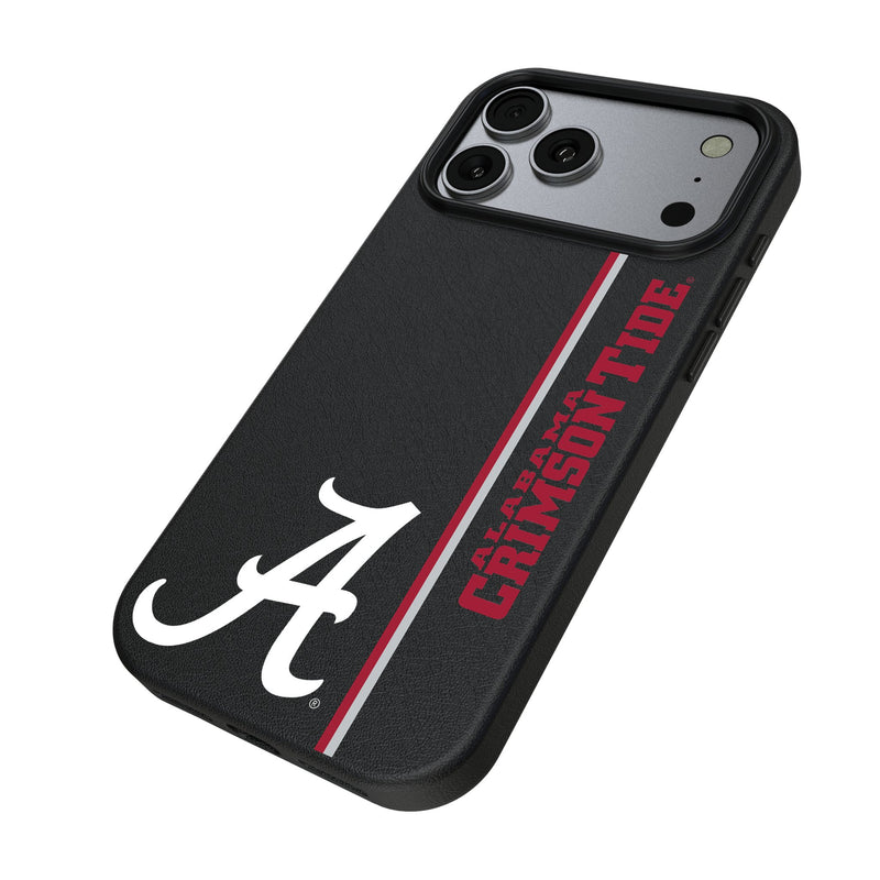 University of Alabama Crimson Tide Script A Sidebar iPhone MagSafe Compatible Phone Case for Apple iPhone Iso.Jpg