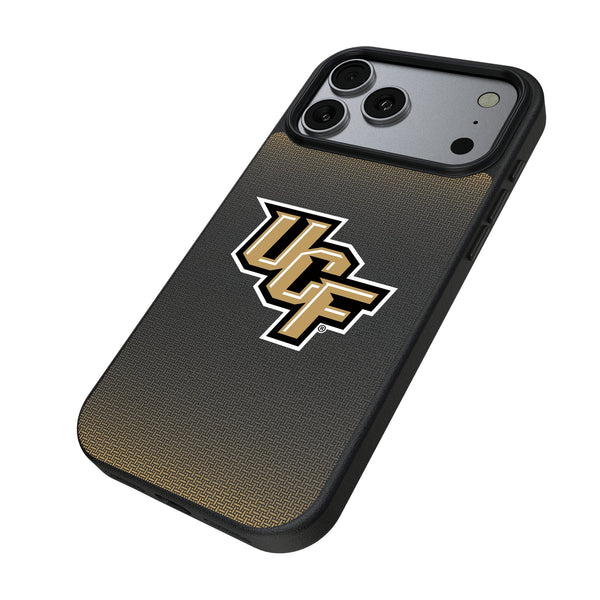 University of Central Florida Golden Knights Linen iPhone MagSafe Compatible Phone Case for Apple iPhone Iso.Jpg