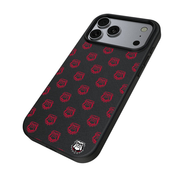 University of Georgia Bulldogs Uga Fashion Pattern iPhone MagSafe Compatible Phone Case for Apple iPhone Iso.Jpg