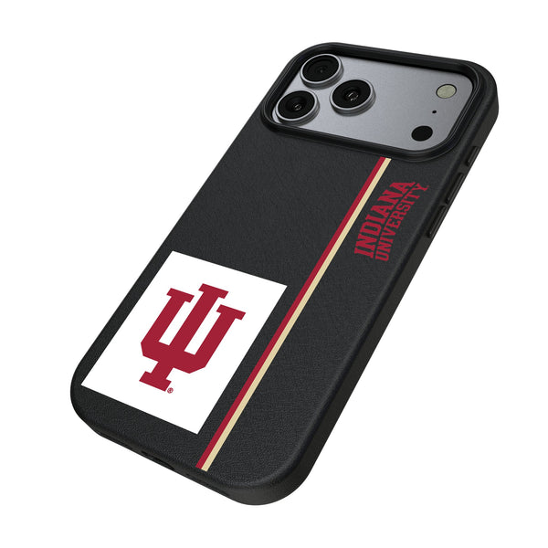 Indiana University Hoosiers Sidebar iPhone MagSafe Compatible Phone Case for Apple iPhone Iso.Jpg