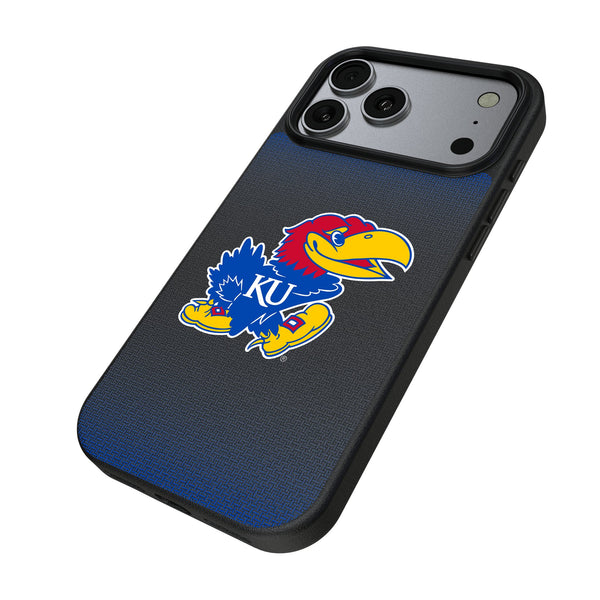 University of Kansas Jayhawks Linen iPhone MagSafe Compatible Phone Case for Apple iPhone Iso.Jpg