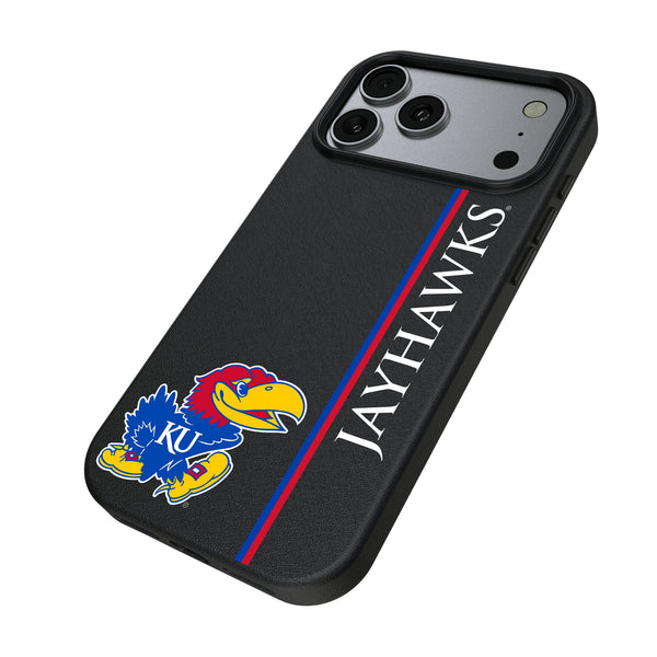 University of Kansas Jayhawks Sidebar iPhone MagSafe Compatible Phone Case for Apple iPhone Iso.Jpg