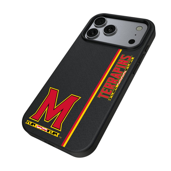 University of Maryland Terrapins Sidebar iPhone MagSafe Compatible Phone Case for Apple iPhone Iso.Jpg