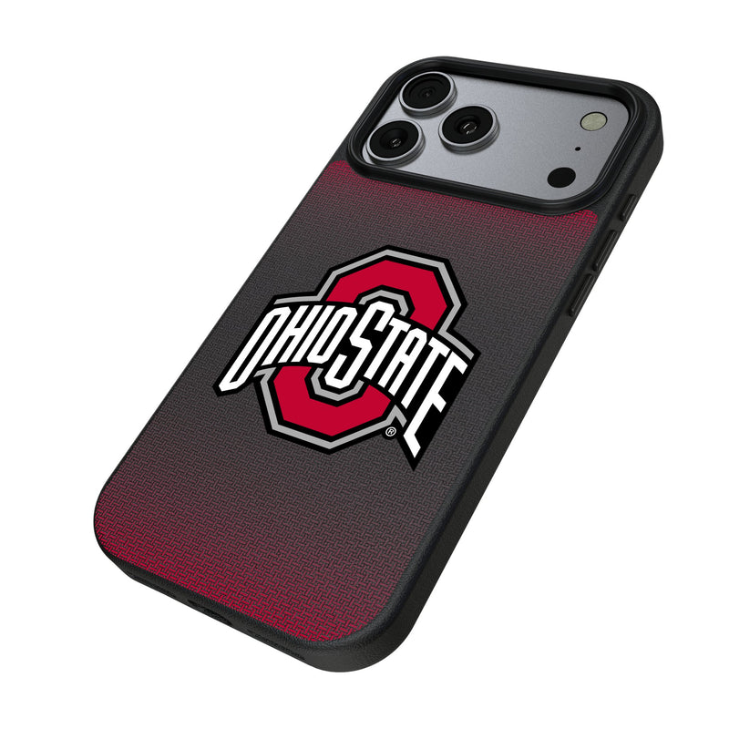 Ohio State University Buckeyes Linen iPhone MagSafe Compatible Phone Case for Apple iPhone Iso.Jpg