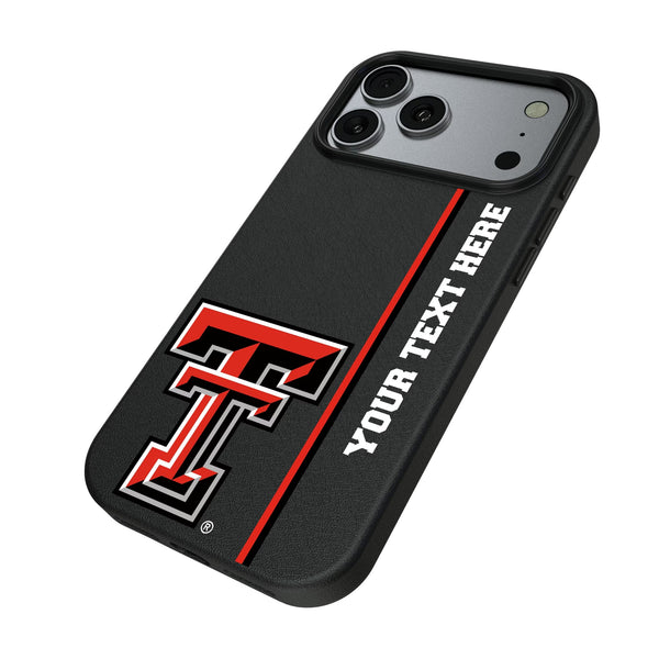 Texas Tech Red Raiders Personalized Sidebard iPhone MagSafe Compatible Phone Case for Apple iPhone Iso.Jpg